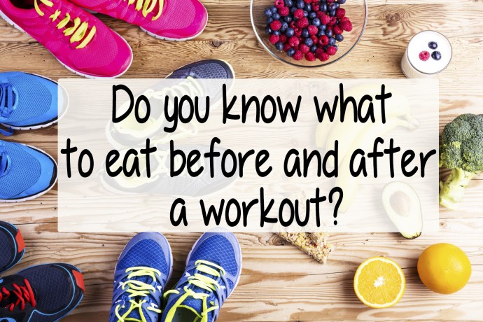 Running shoes and healthy food composition on a wooden table background